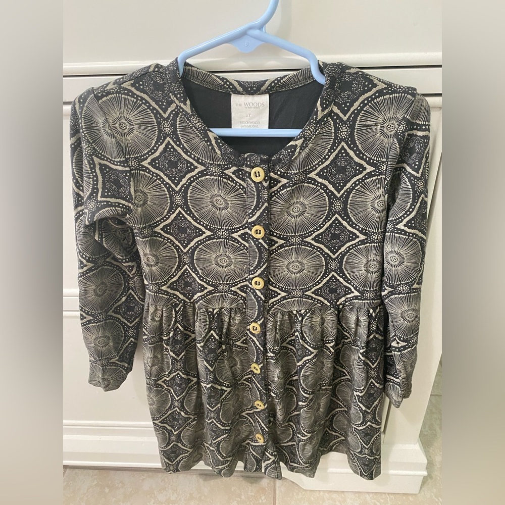 Kate Quinn The Woods Batik long sleeve dress